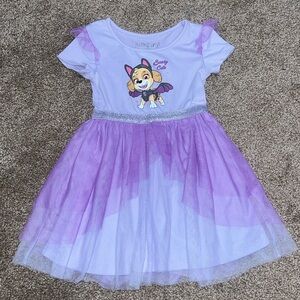 Jumping Beans Paw Patrol Skye Scary Cute Toddler Dress in Light Purple 2T
